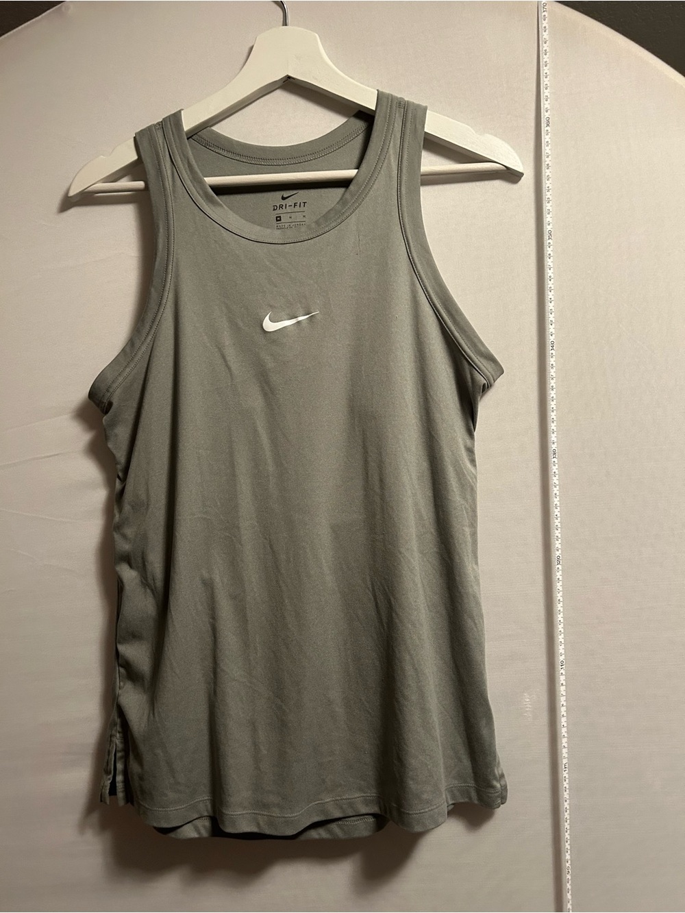 Nike Dri-FIT Women’s Gray Tank Top-open back